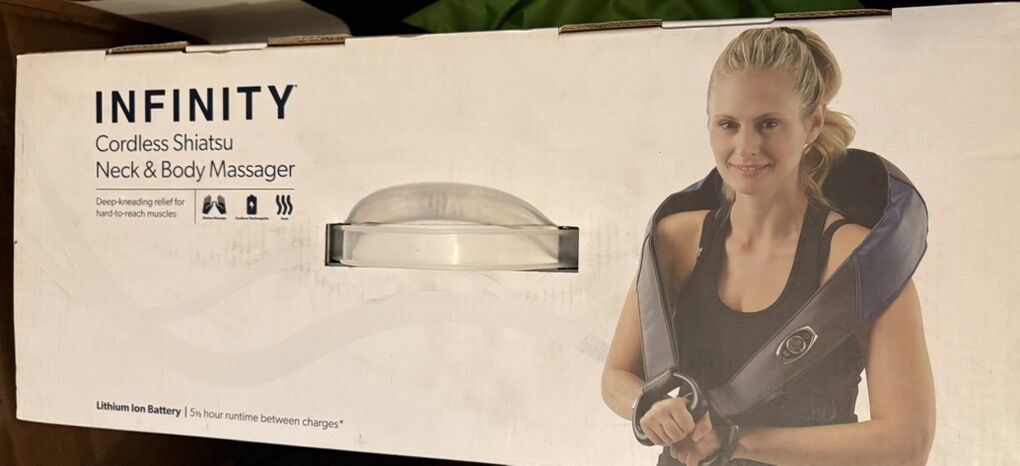 Infinity Cordless Shiatsu Neck and Body Massager