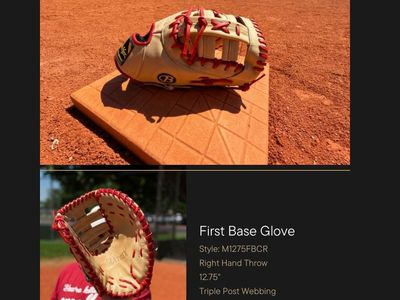 Buckler Matrix Series First Base Glove – 12.75" Triple Post (RHT)
