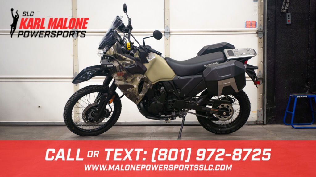 2026 Kawasaki KLR®650 Adventure ABS Cypher Camo Be