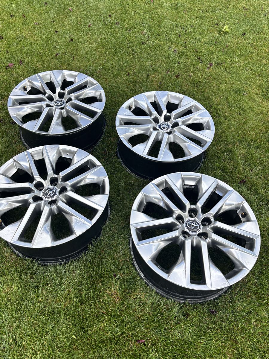 OEM 5th Gen ('19-'25) Toyota RAV4 19" Wheels / Rims (Set of 4) + Lugs & Caps