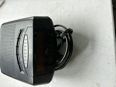 Coby CR-A47 Digital AM/FM Alarm Clock Radio - Black