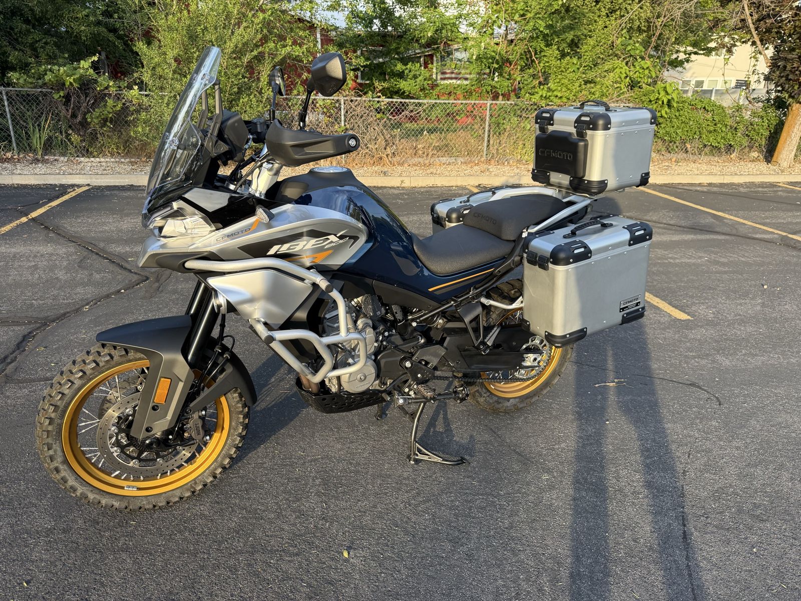 CFMOTO Ibex 800 Adventure Touring Motorcycle - Excellent Condition with Panniers