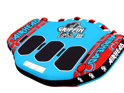 Brand New Airhead Griffin 3 | 1-3 Rider Towable Tube for Boating