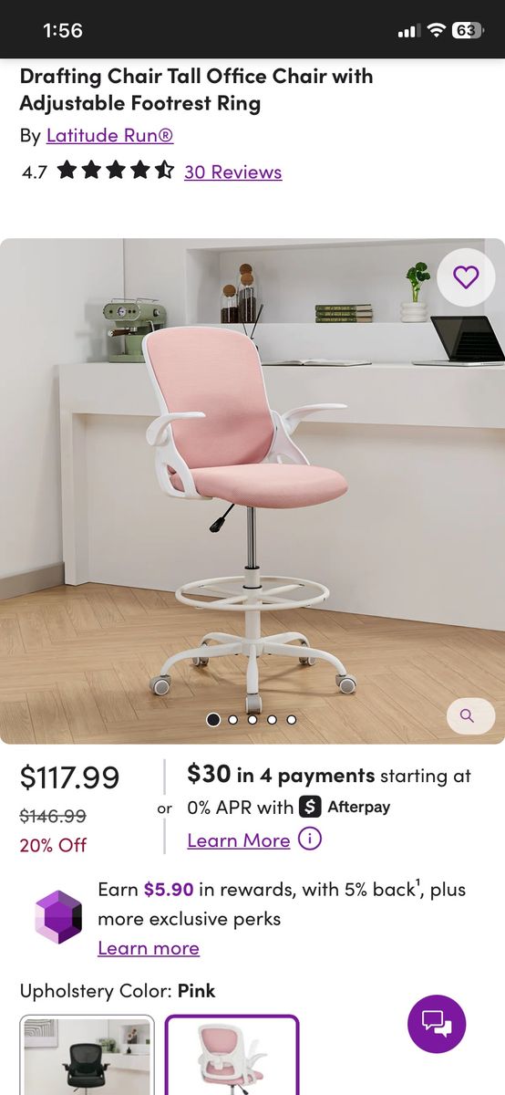 ADJUSTABLE DRAFTING CHAIR furniture office gaming