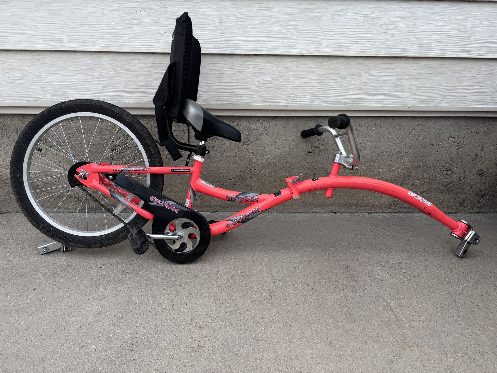 WeeRide CoPilot Tag-Along Bike Trailer (Sync-Link)