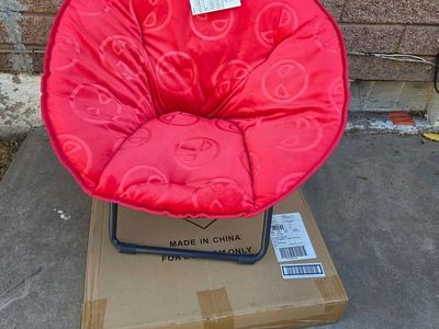 Marvel Spiderman 23 Kids' License Embossed Saucer Chair