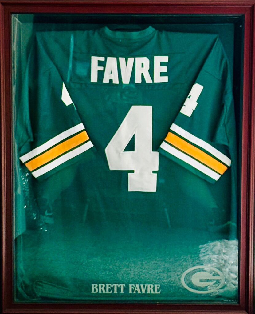 Brett Favre Framed Jersey