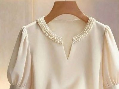 Satin White Blouse