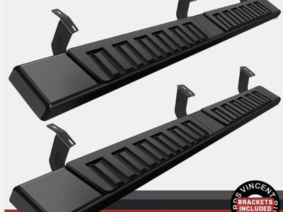 Side Step 6" Nerf Bar Running Board Fit 2005-2023 Toyota Tacoma Double Cab Black
