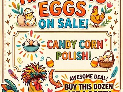 Buy 1 dozen eggs get 1 Dozen FREE!!
