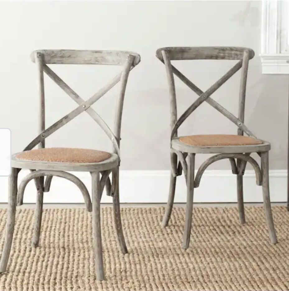 New Finch Elmhurst Crossback Dining Chairs (Set of 2)