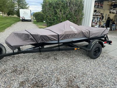 1977 Sears Gamefisher 12ft Jon Boat with Trailer, Mercury 9.8hp Motor & Fish Finder