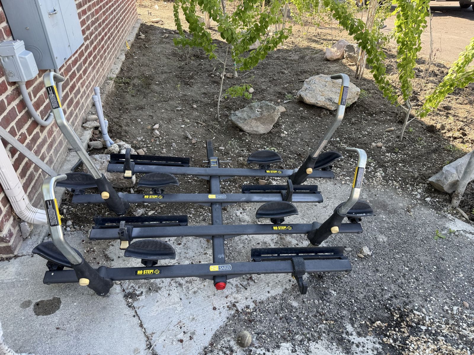 4 Bike Tray Hitch Trailer Mount Rack