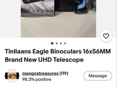 Tinllaans Eagle Binoculars 16x56MM Brand New UHD Telescope