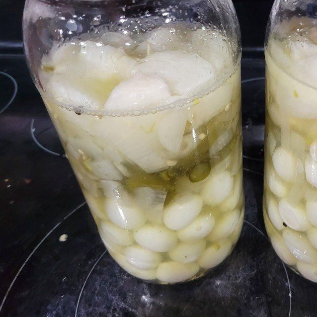 Pickled quail eggs