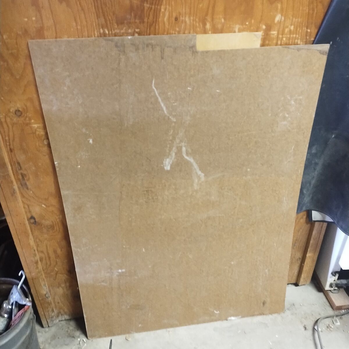 1/8 inch piece of Masonite