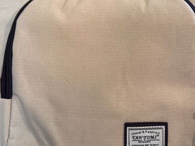 Tantomi Casual & Fashion Backpack Tan/Beige with Padded Straps - Good Condition