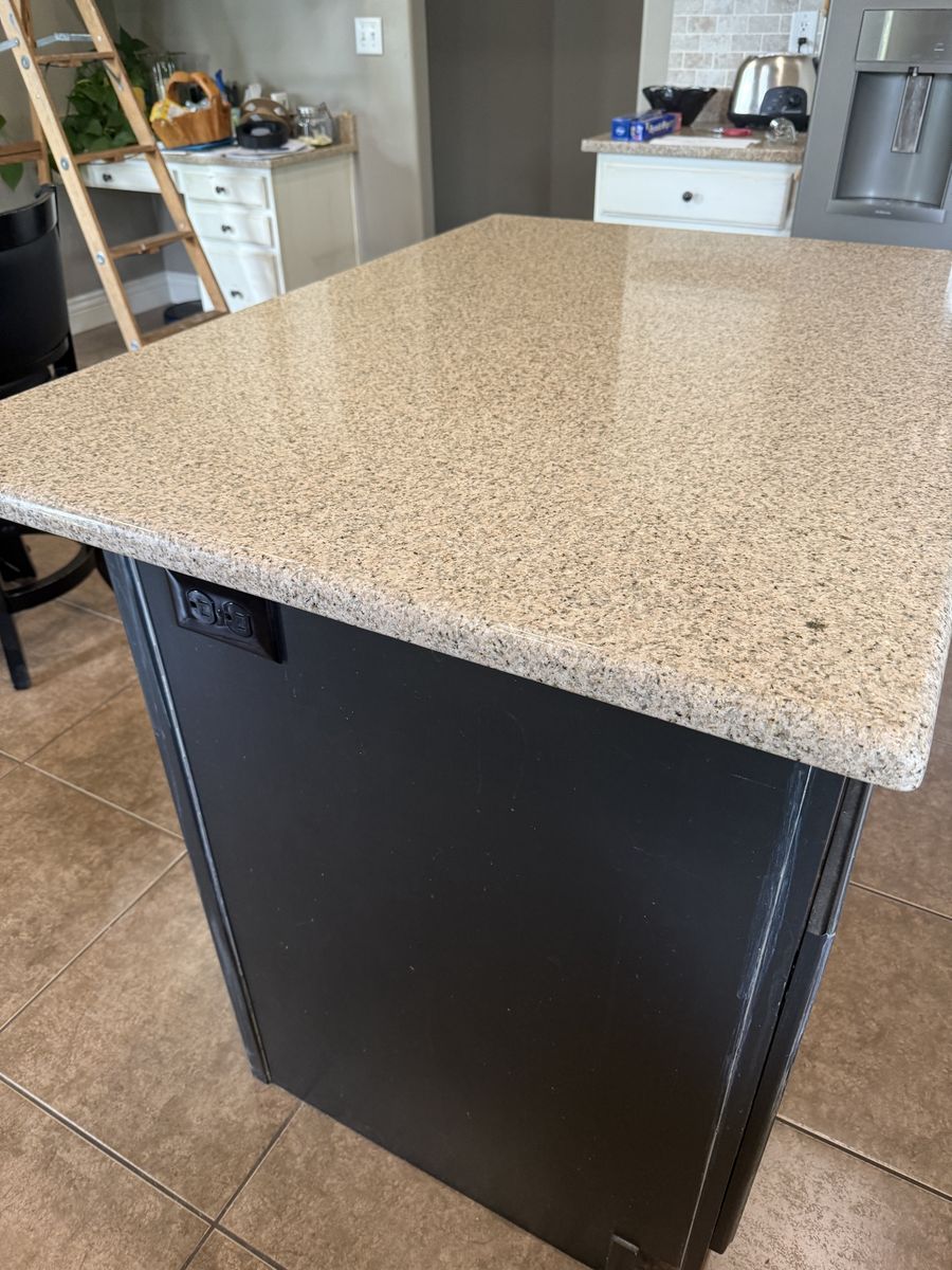 Granite island countertop 51”x36.5”x1.5”
