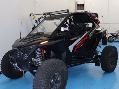 2023 Polaris RZR Turbo R Ultimate Black Off-Road Side-by-Side UTV - Light Bar & Spare Tire