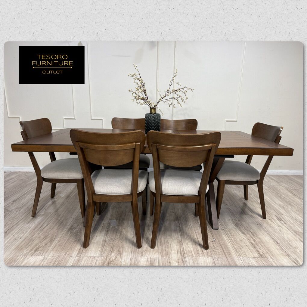 MODERN 7 PIECE DINING SET FREE DELIVERY