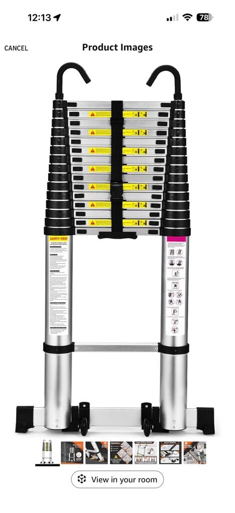 Telescoping Ladder 21 ft