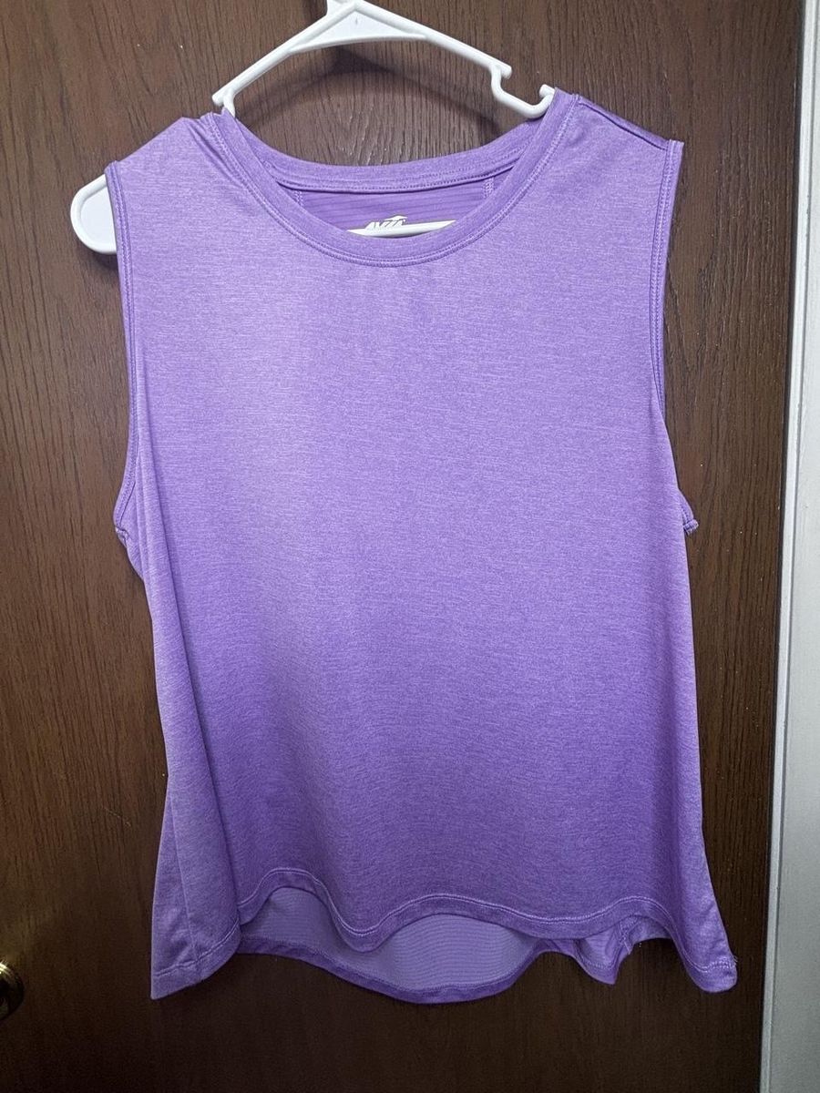 Avia Women's Purple Athletic Tank Top - Size XL, Sleeveless, Breathable