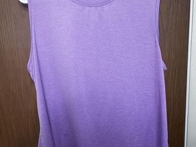 Avia Women's Purple Athletic Tank Top - Size XL, Sleeveless, Breathable