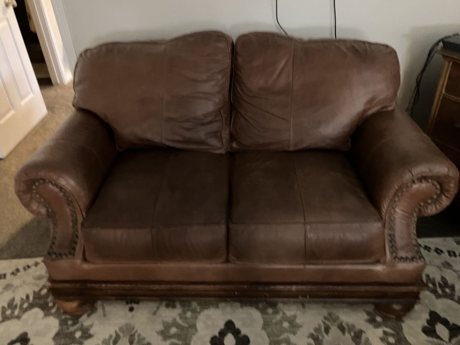 Free Leather Couch and Loveseat