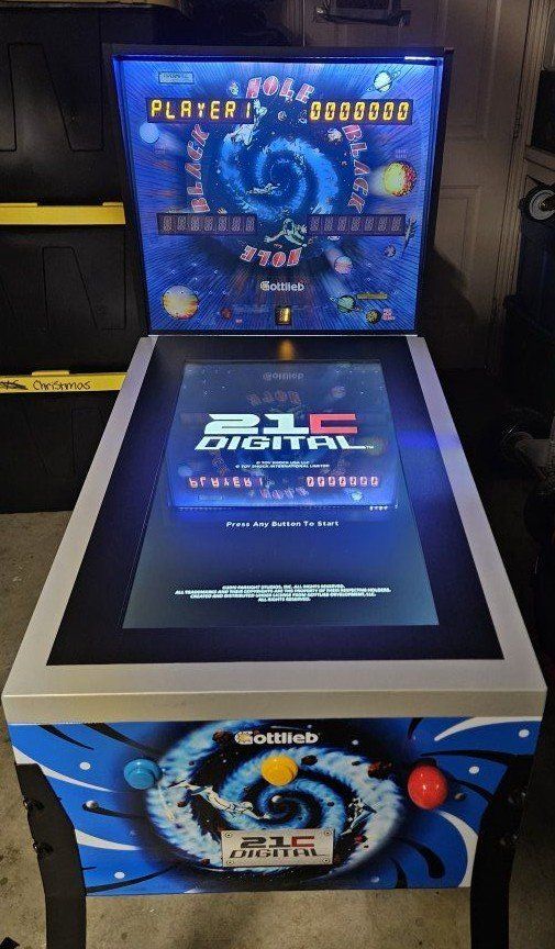 Black Hole Electric Pin Ball Machine Like New
