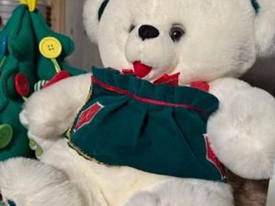 Christmas décor bundle, plush animals