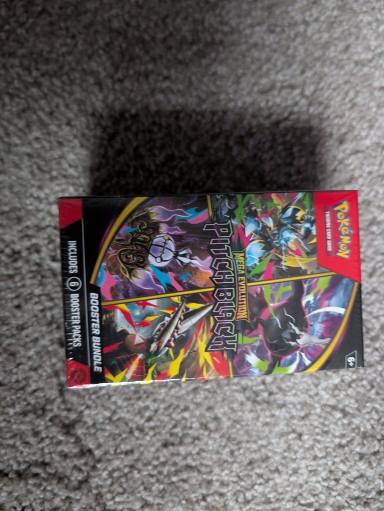 Pokémon Pitch Black Booster Bundles (6 packs each), sealed