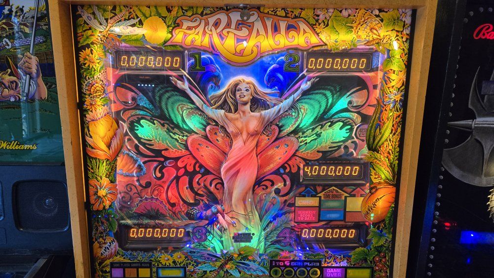 Farfalla pinball by Zachariah pinball Italy 1983