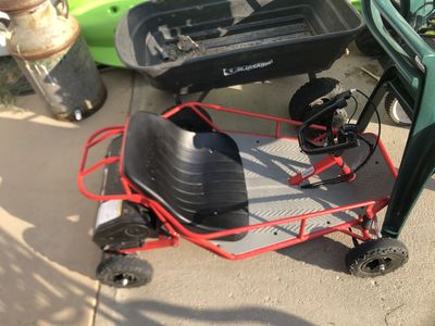 broken razor go kart