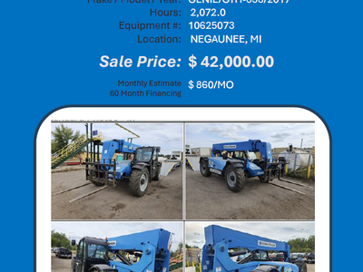 Forklift Genie 636 6000lb in Michigan will ship here 6000lb great shape