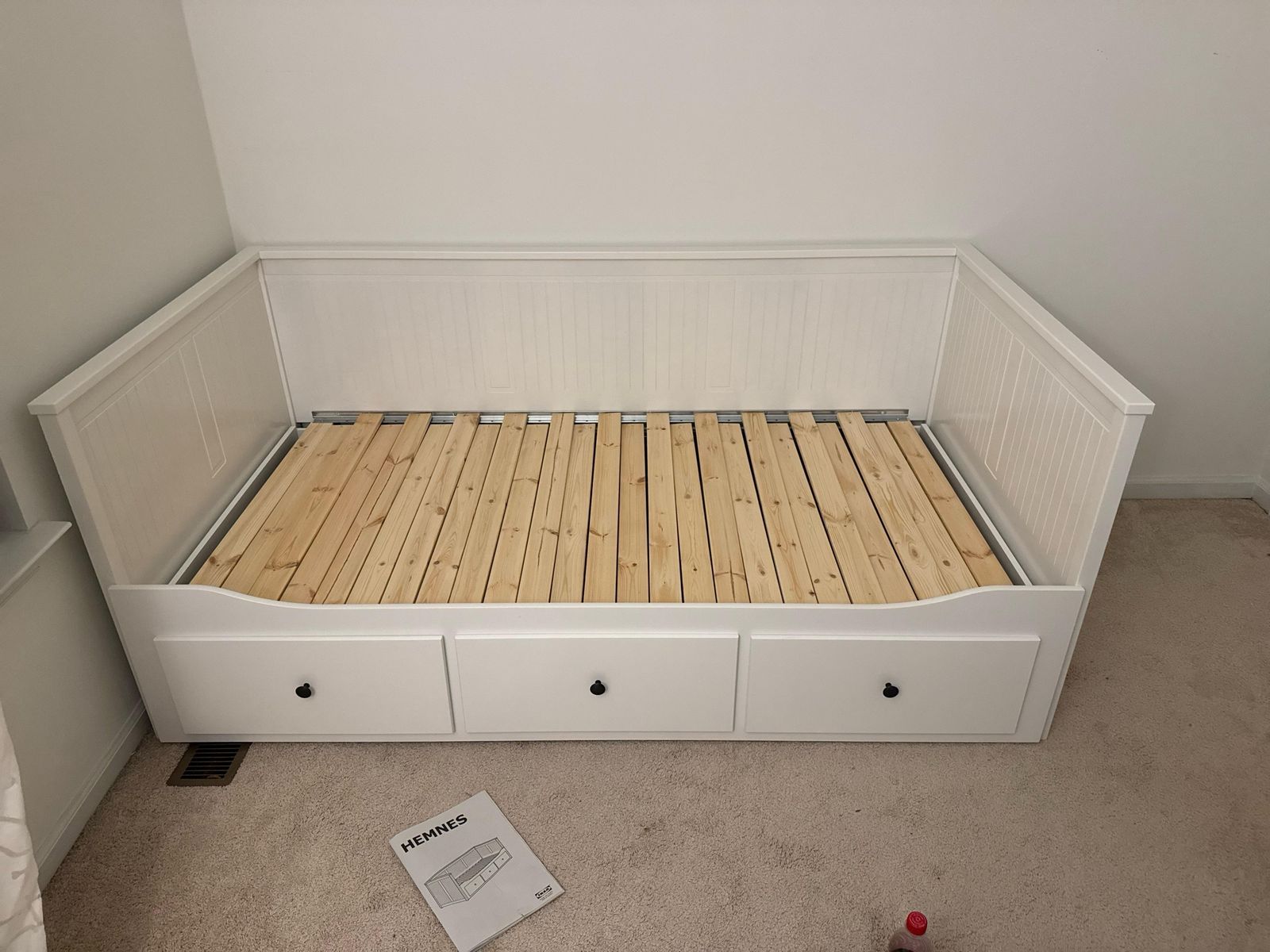 IKEA daybed - twin with 3 drawers