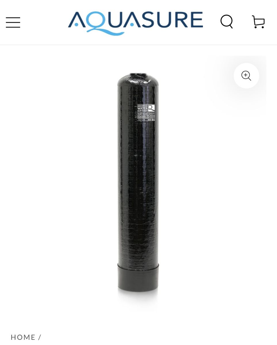 AquaSure Harmony Series Water Softener Resin Tank