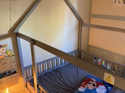 Montessori Bed Full Size Toddler Child grey