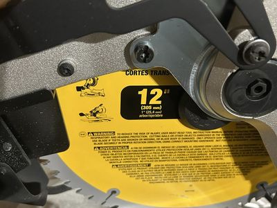 Like new Dewalt 12” radial arm saw with new blade and stand