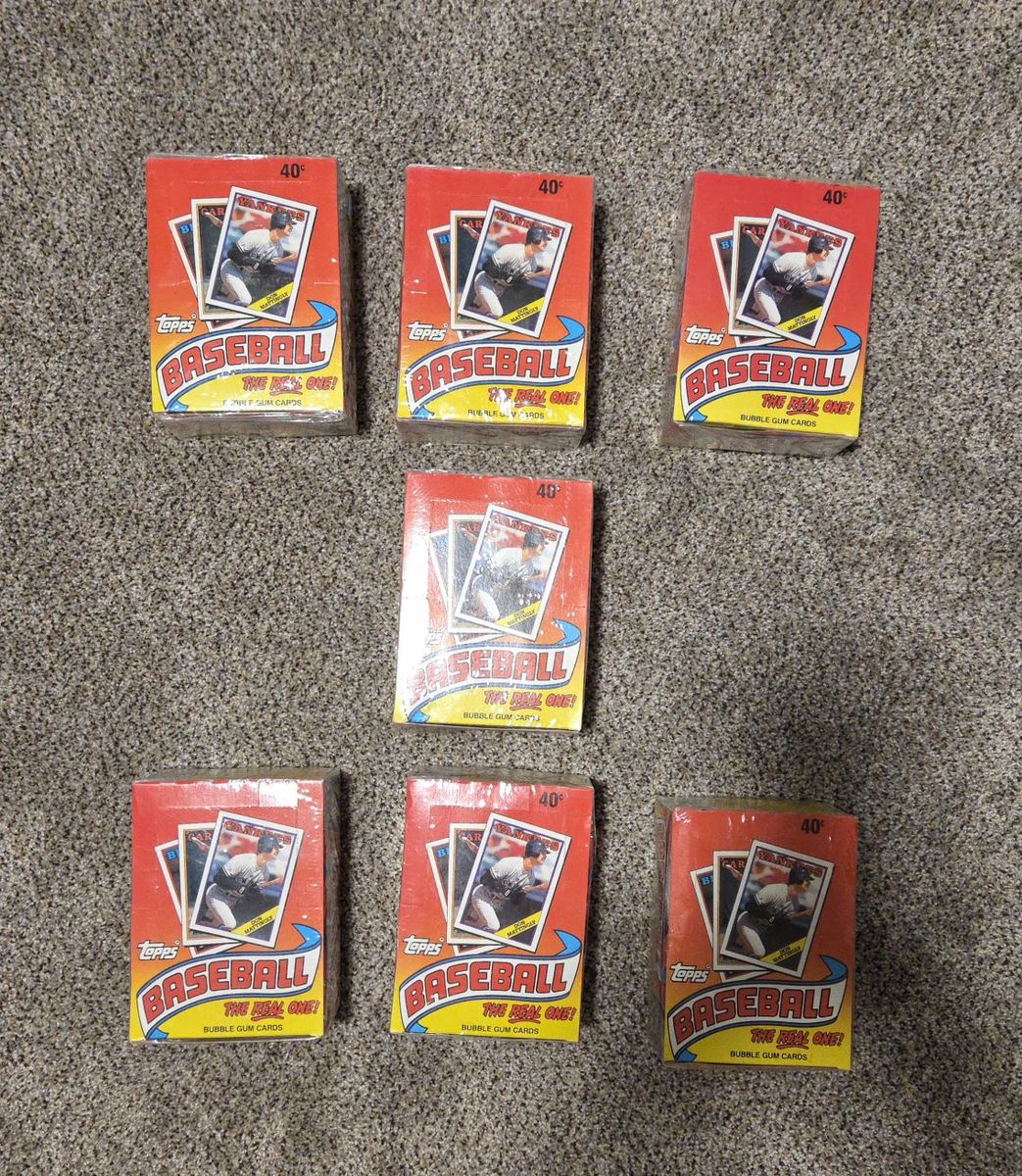 1988 Topps Baseball Cards.  Unopened Boxes