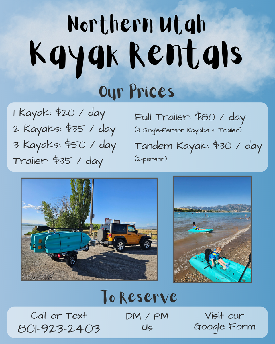 Northern Utah Kayak Rentals