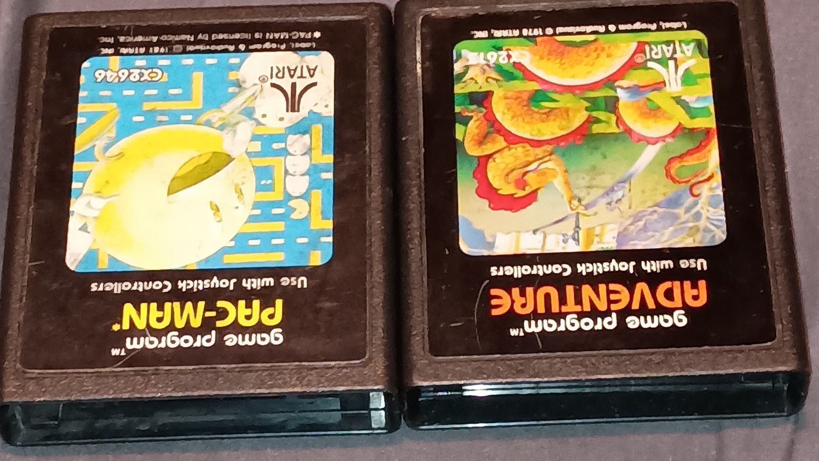 Atari 2600 Pac-Man and Adventure
