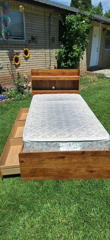 Twin Bed w/ Frame