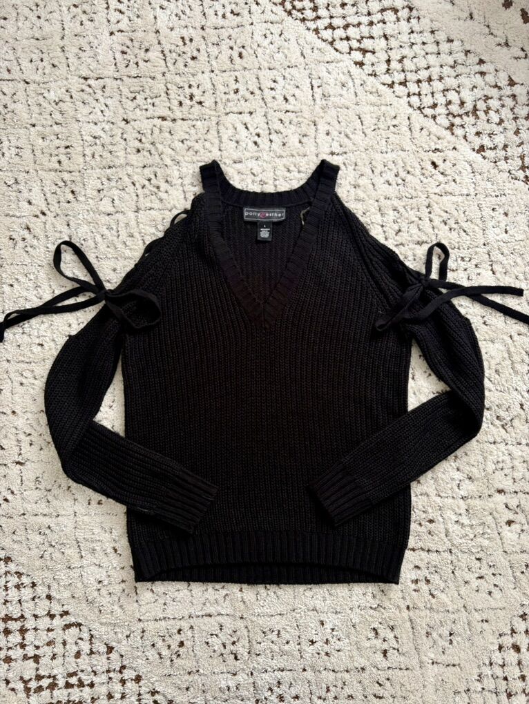 Women's Black Knit Sweater