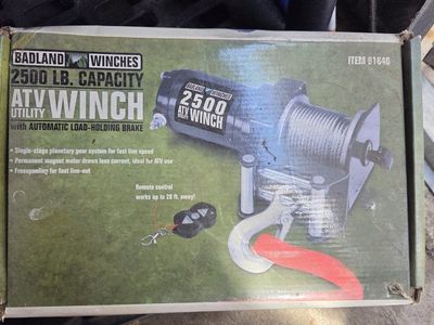 badlands 2500ib winch
