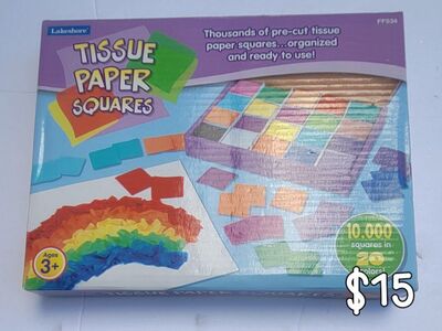 Tissue paper squares