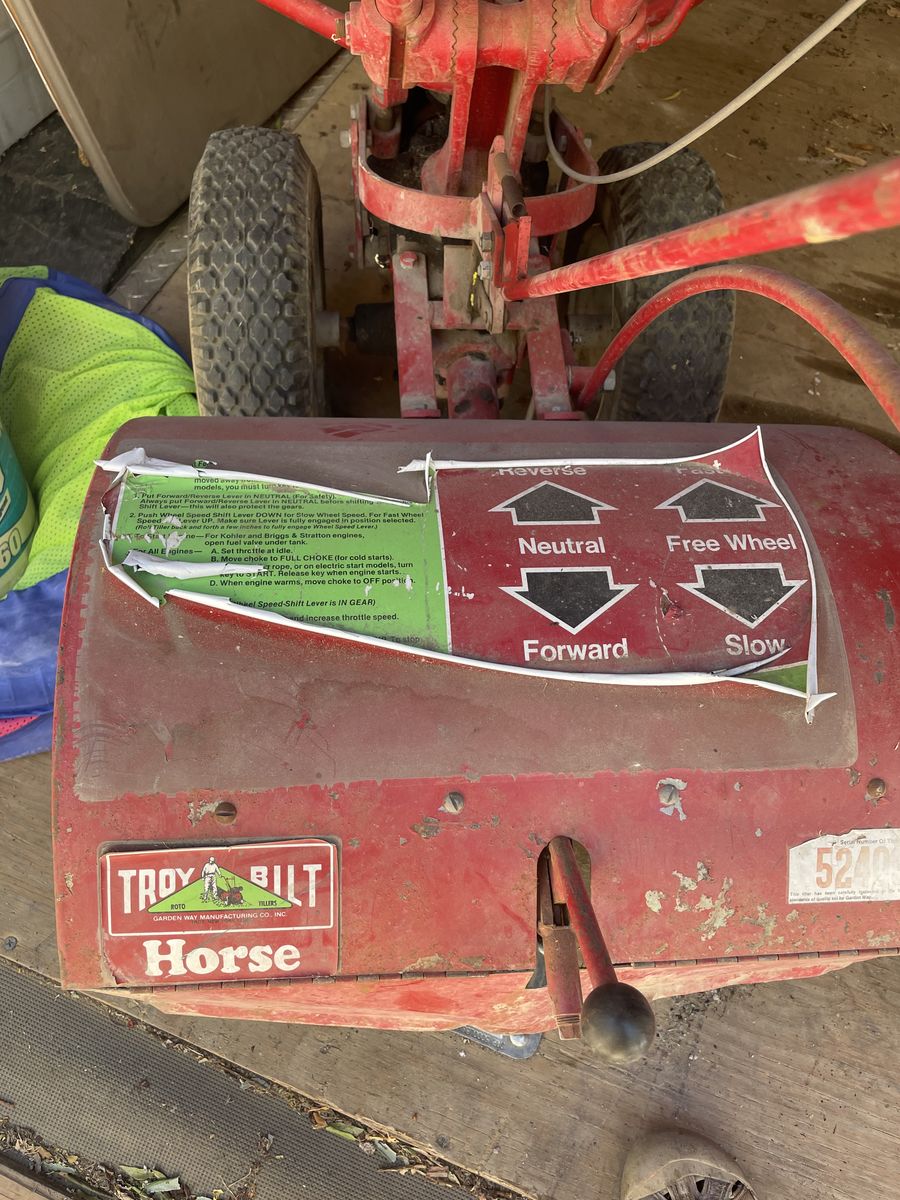 Troy Bilt Horse Garden Tiller