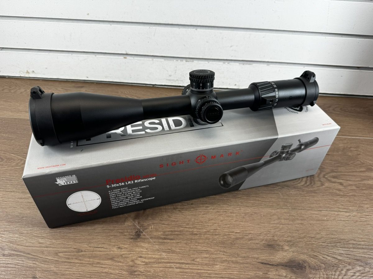 SIGHTMARK SM13142LR2 PRESIDIO 5-30X56 LR2 RIFLE SCOPE FFP RED ILLUMINATED #WCP039564