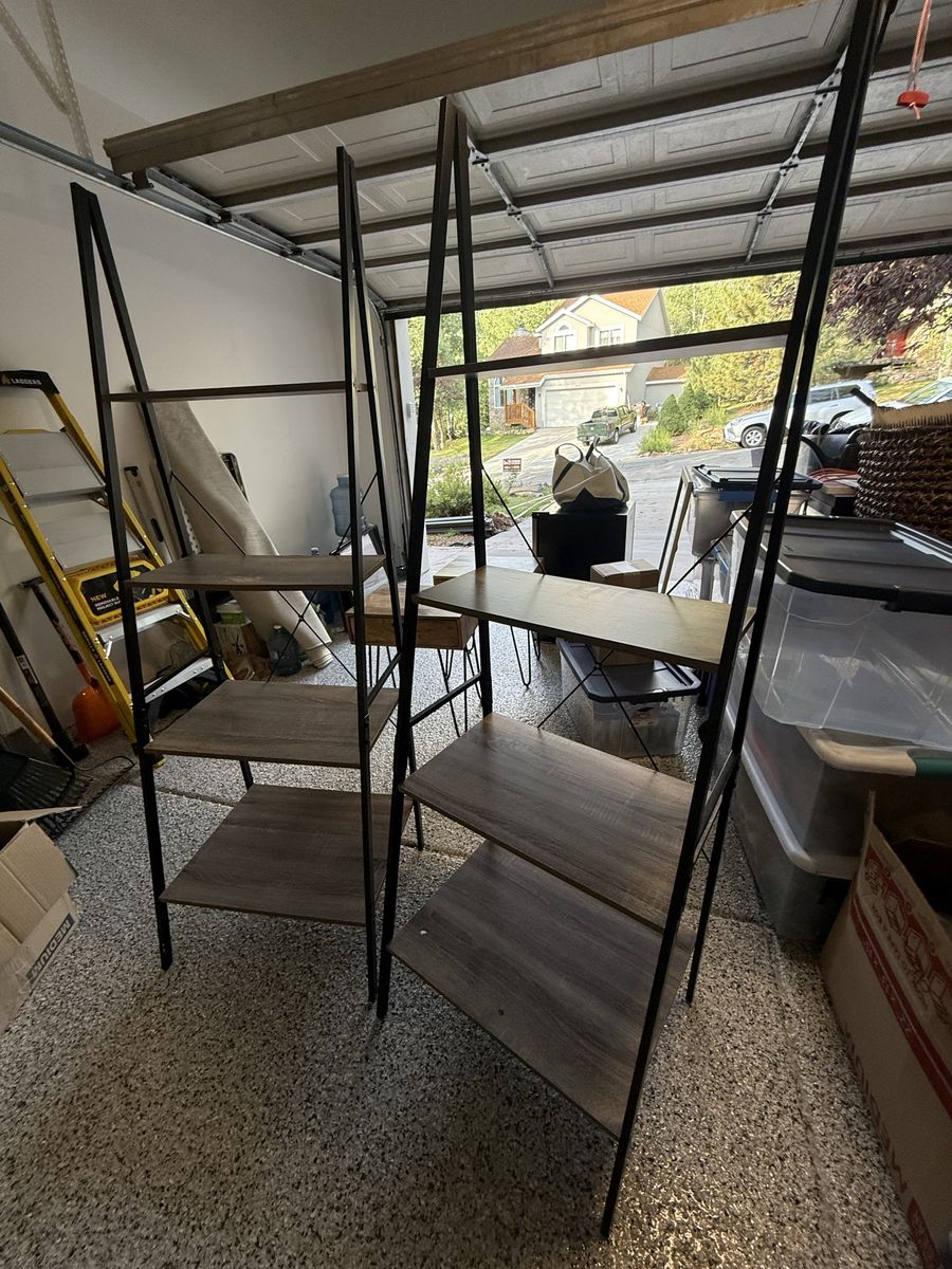 Set up two shelves
