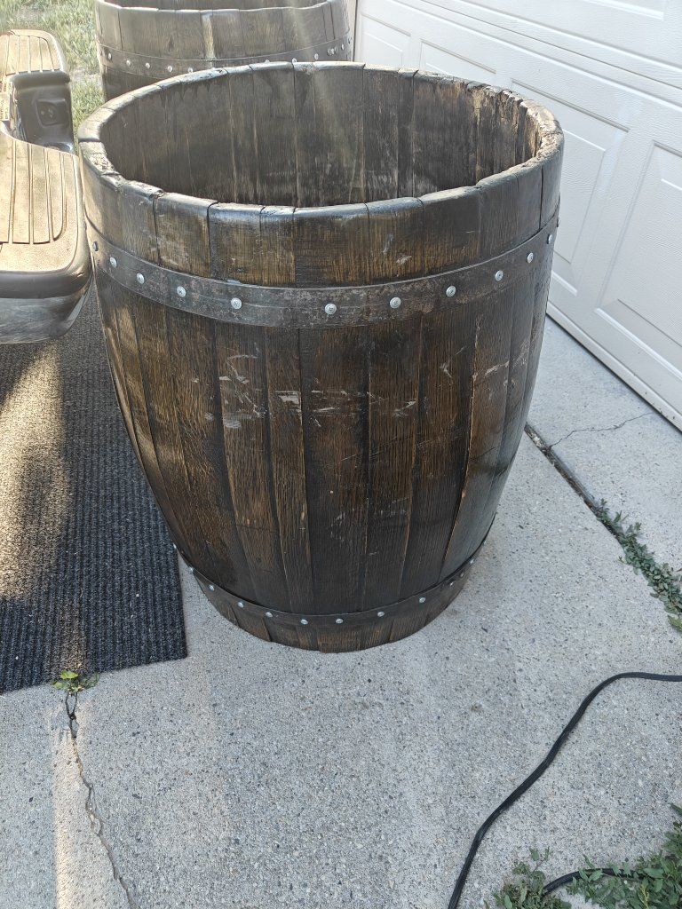 Pair of Whiskey Barrels