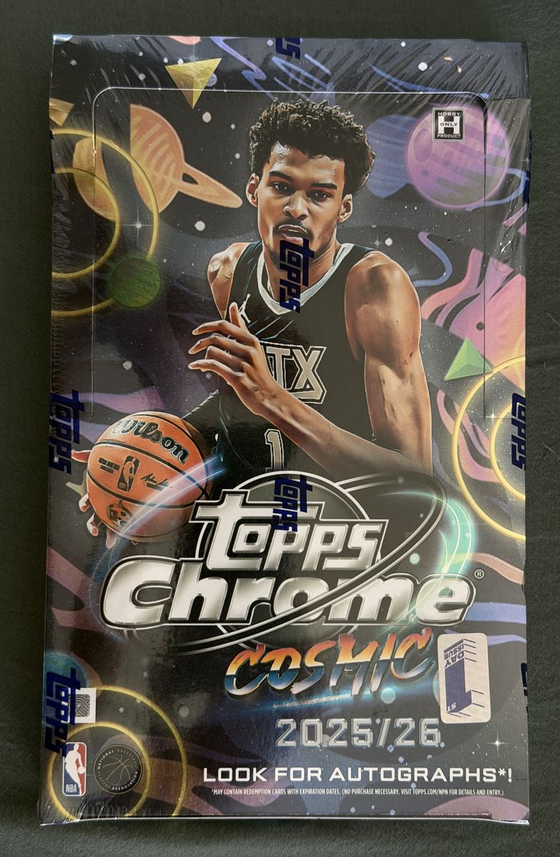 2025-26 Topps Chrome Cosmic Basketball FDI First Day Issue Factory Sealed 